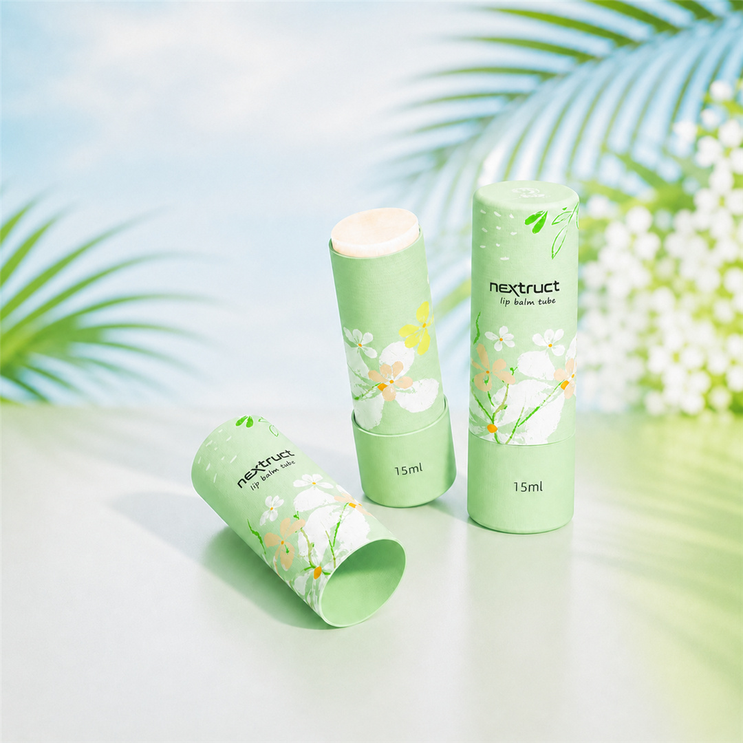 FSC Push-Up Paper Lip Balm Tube