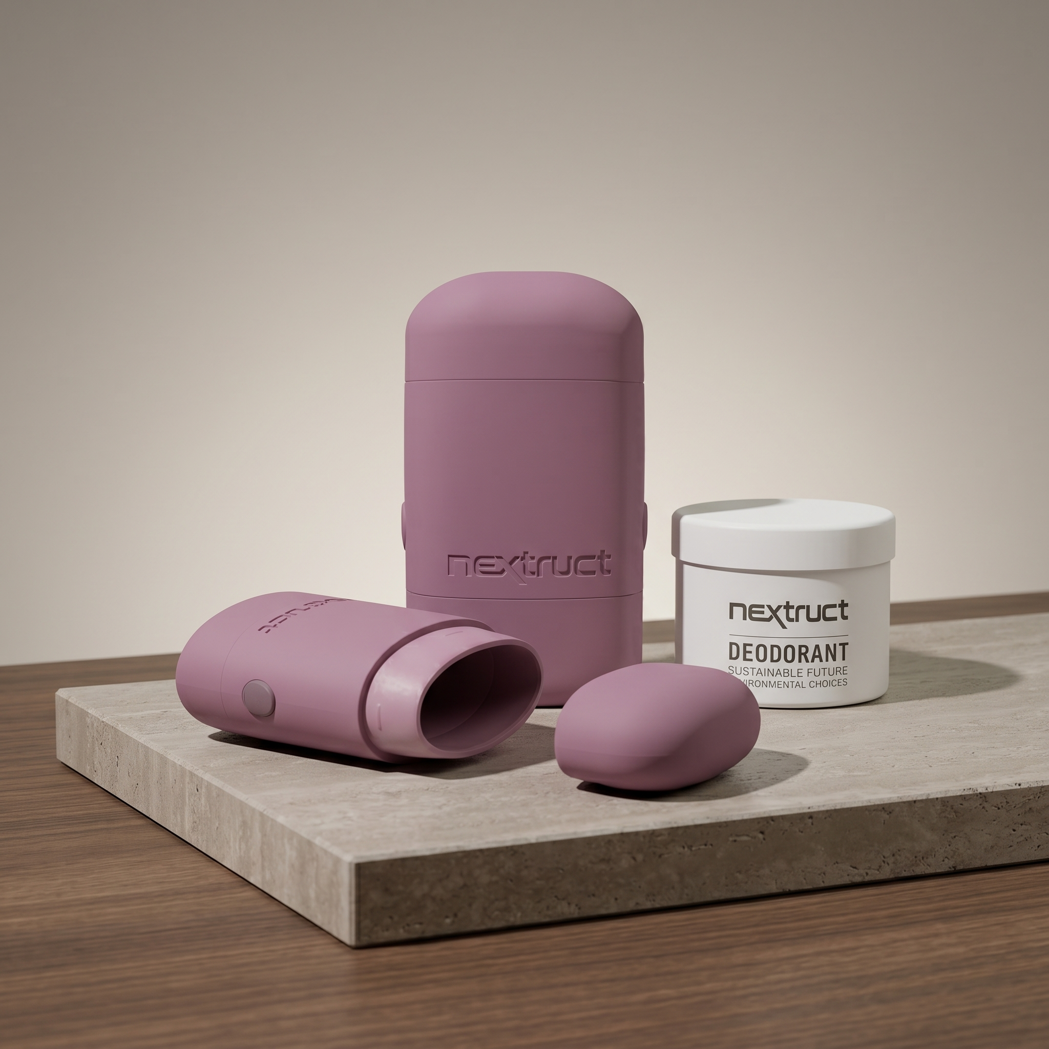 Refillable Solid Sunscreen Stick Container