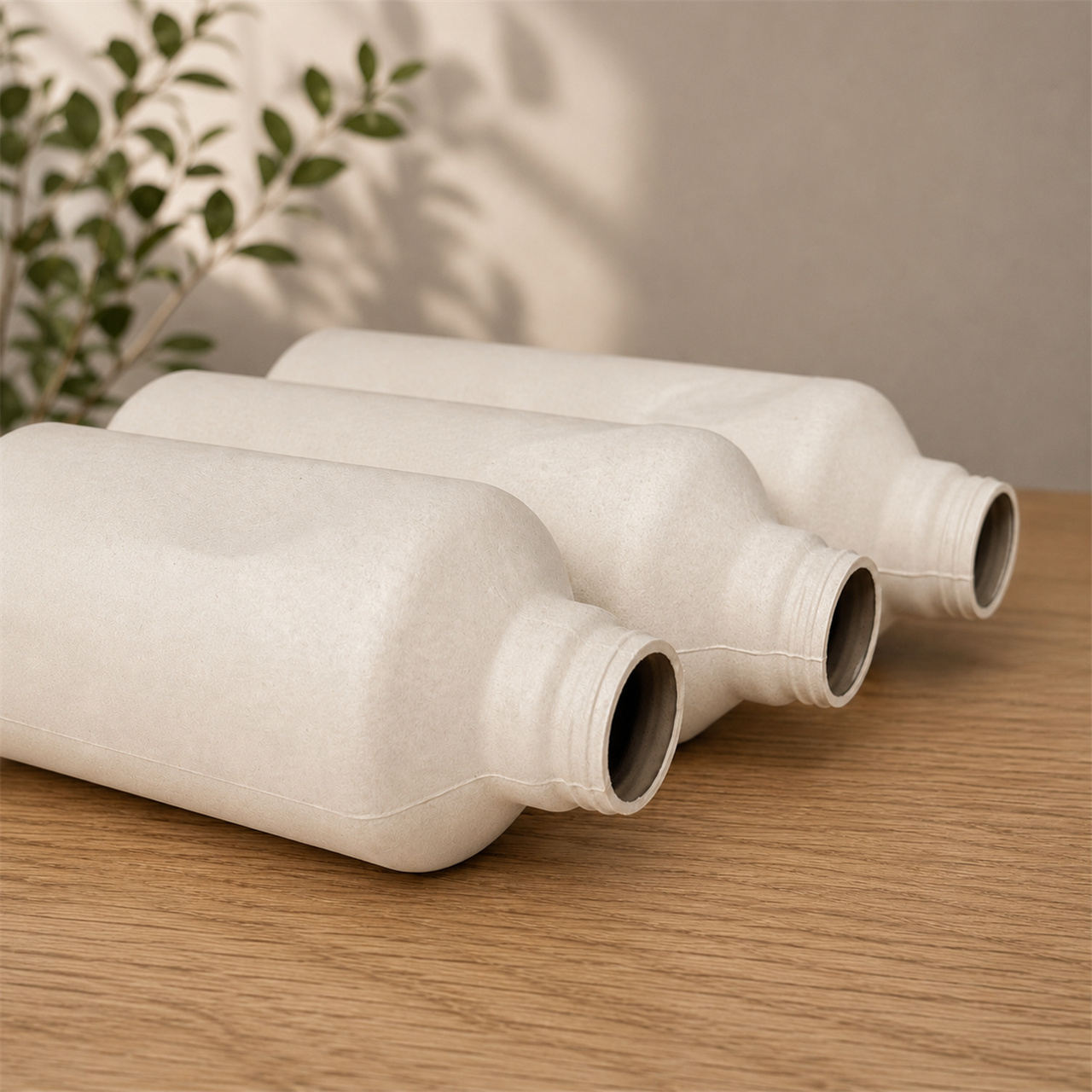 Sustainable 60g White Kraft Paper Deodorant Tube with PCR-PP Base (3)