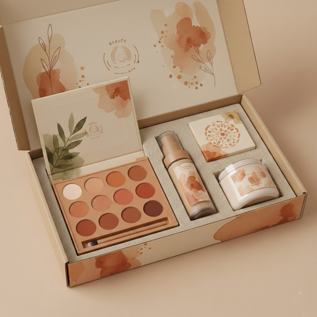 Eco-Friendly Cosmetic Box Set for Lux...