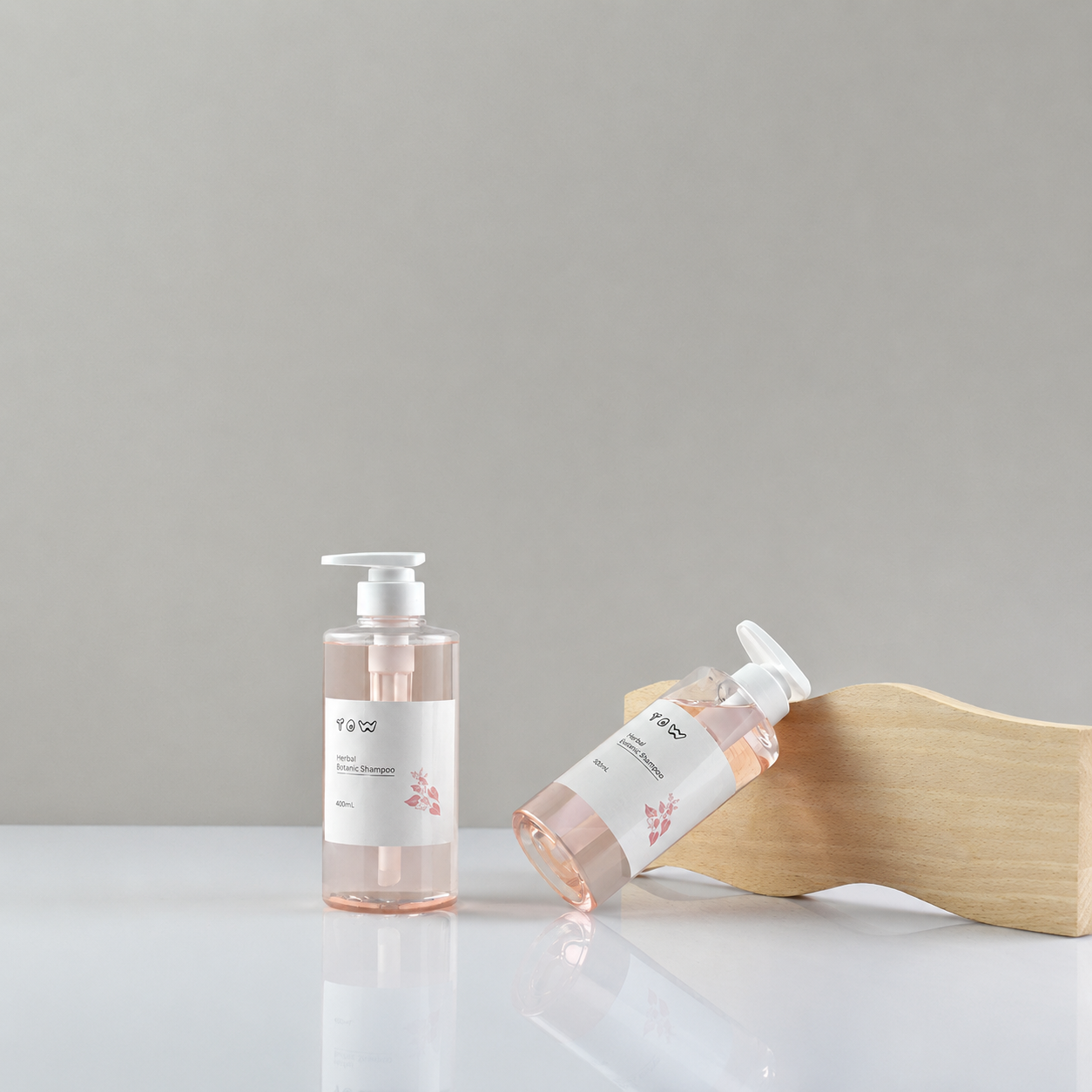 PCR-PE Shampoo and Body Wash Bottle