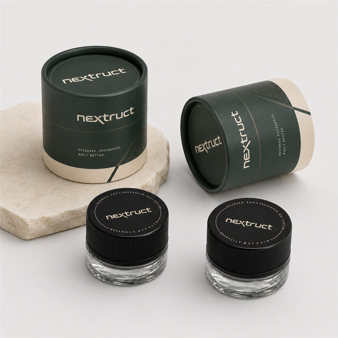 Paper Concentrate Jar Tube Packaging