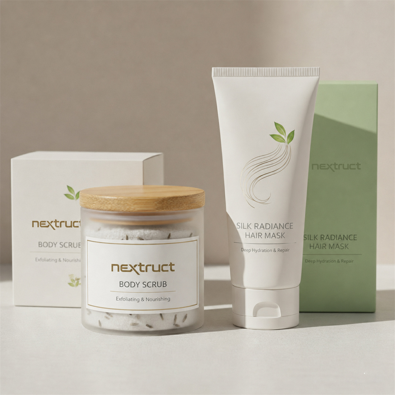 Customizable Paper-Based Personal Care Gift Set