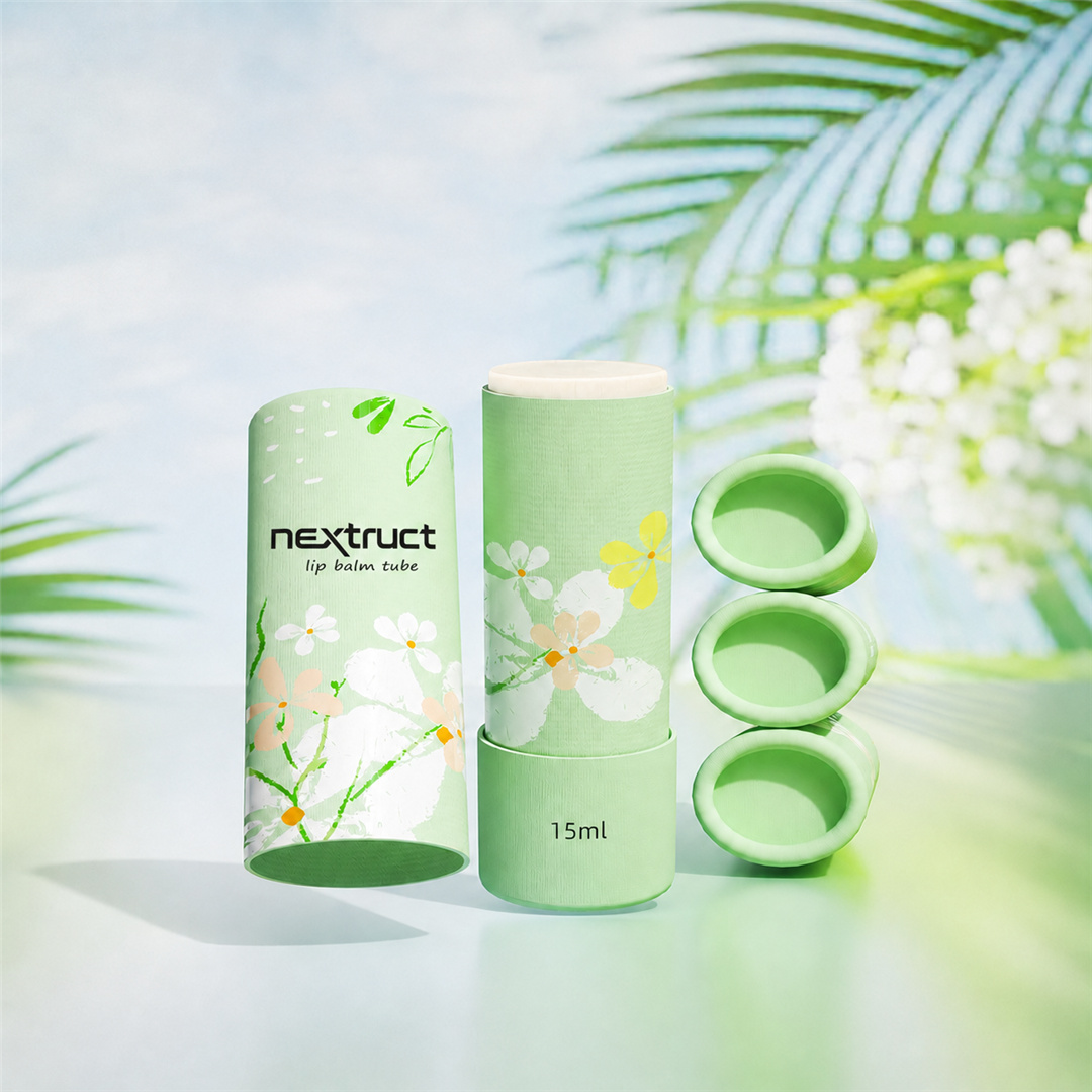 FSC Push-Up Paper Lip Balm Tube