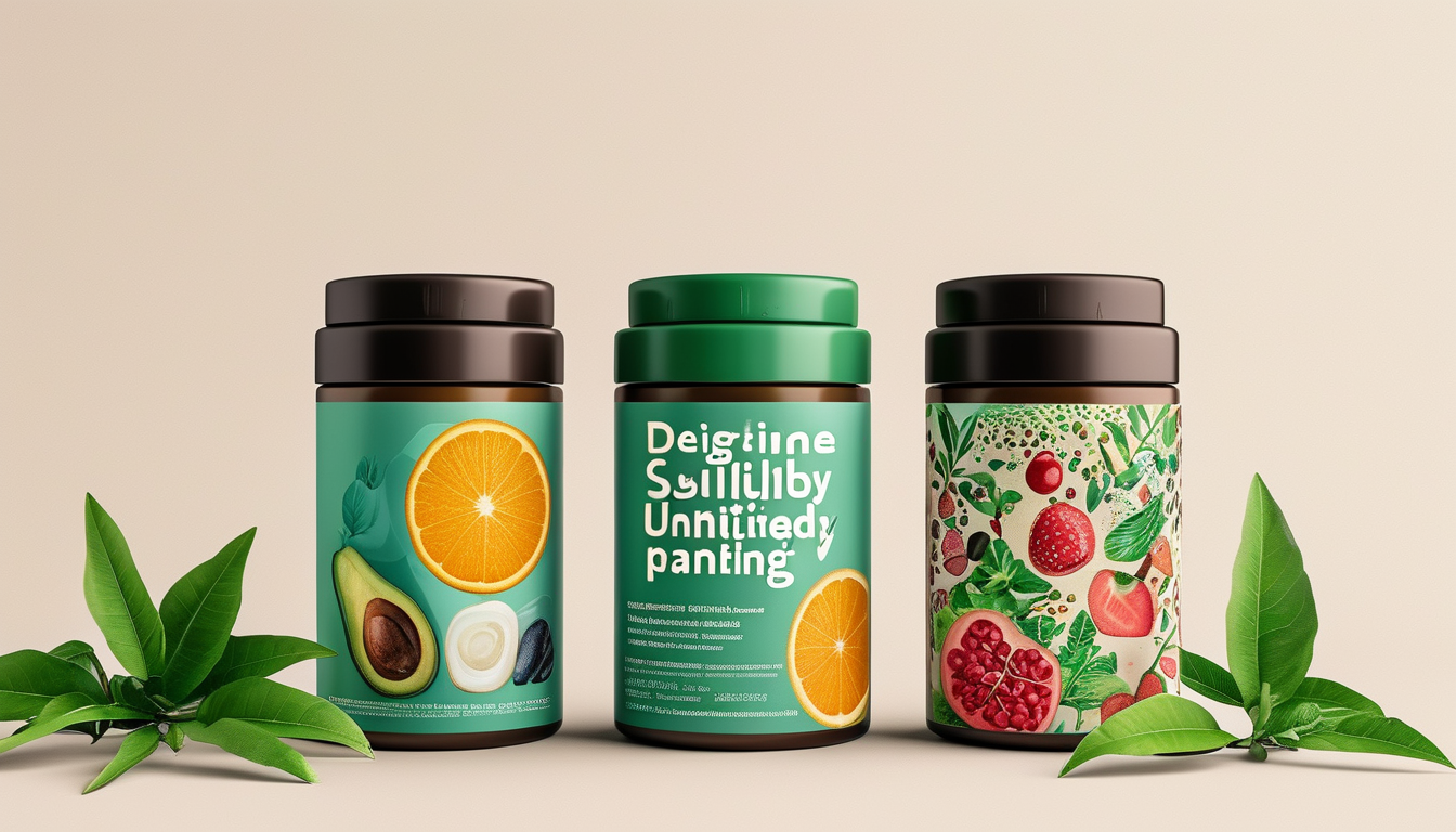 Design A Packaging For Sustainable Wellness And Supplement Packaging