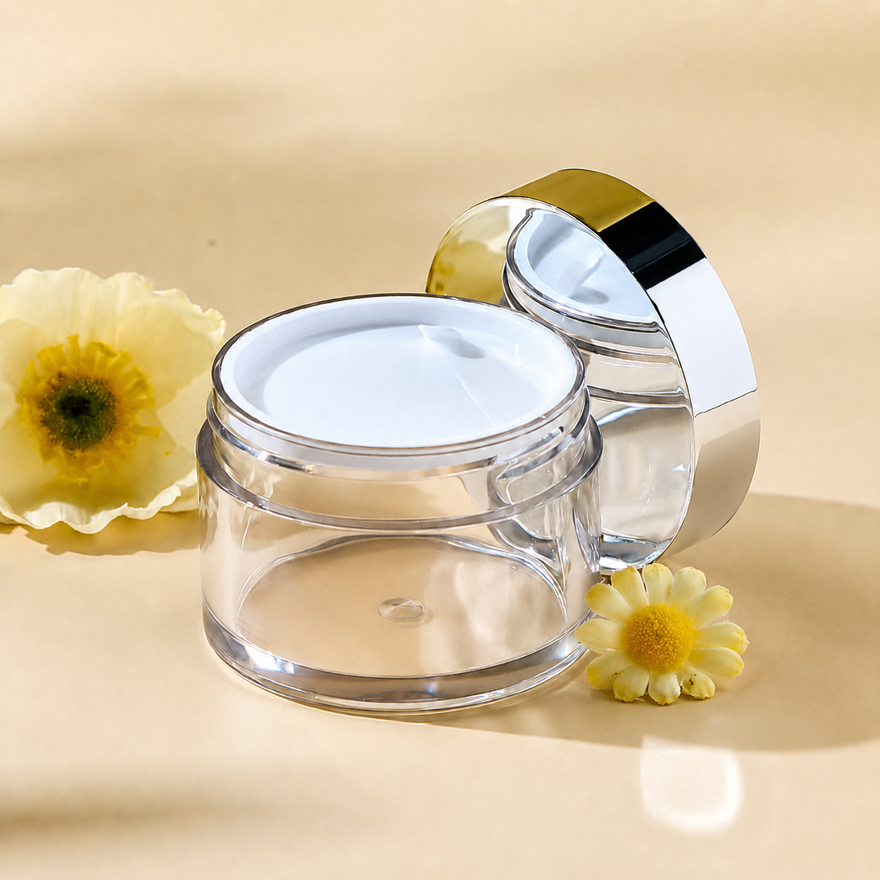 Sustainable PCR-PET Cream Jar for Ski...