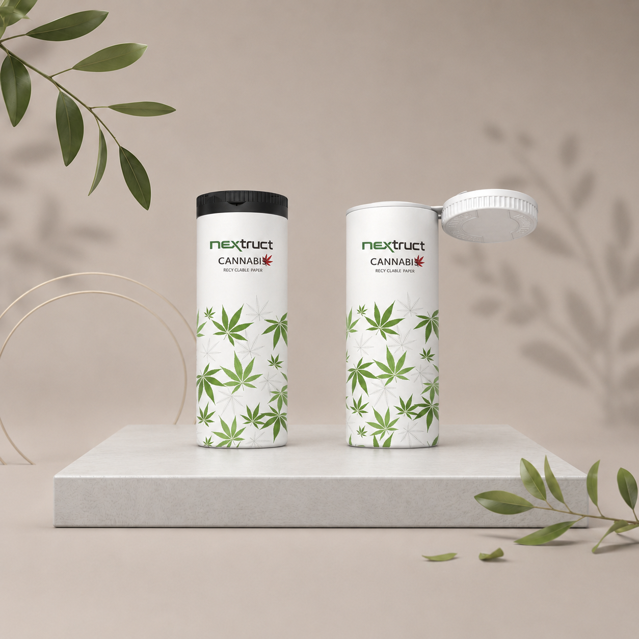 Flip-Top Child-Resistant Cannabis Gum...