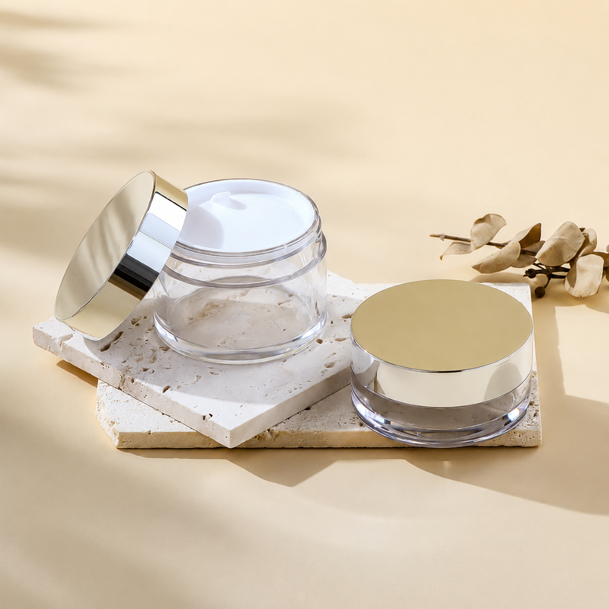 Sustainable PCR-PET Cream Jar for Ski...
