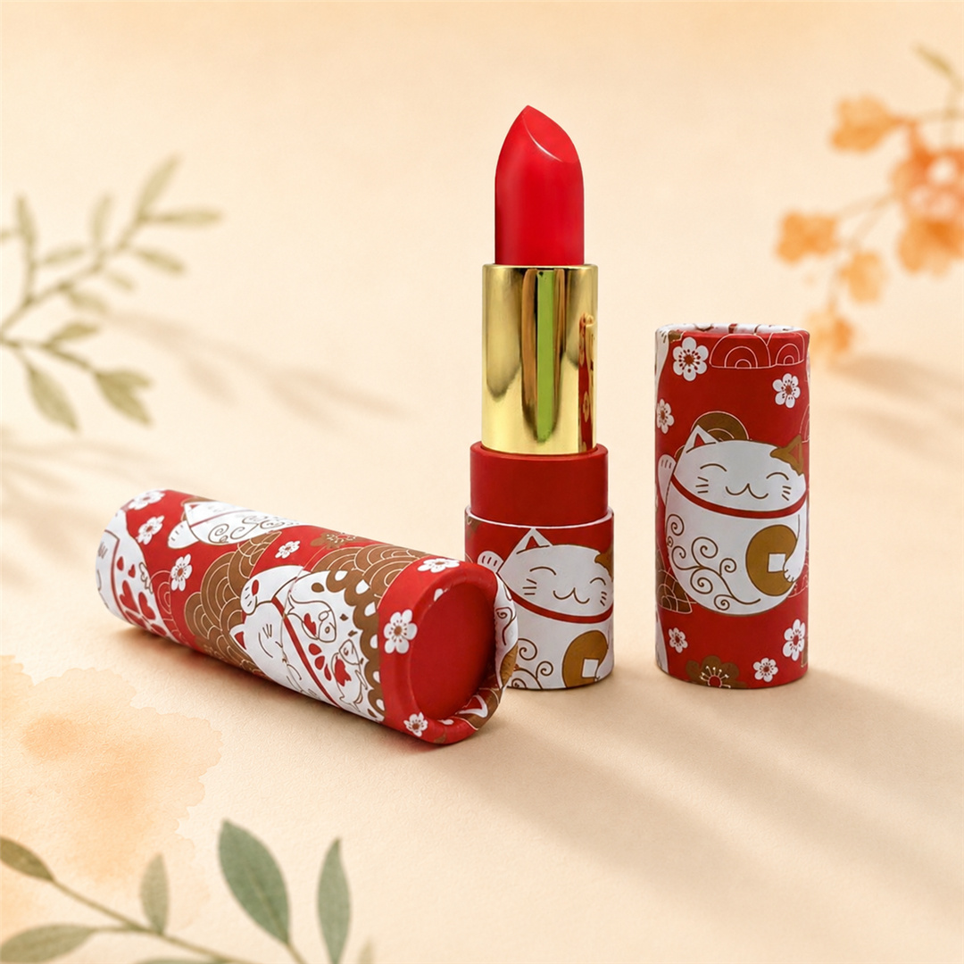 Bespoke Round Paper Lipstick Tube: Pl...