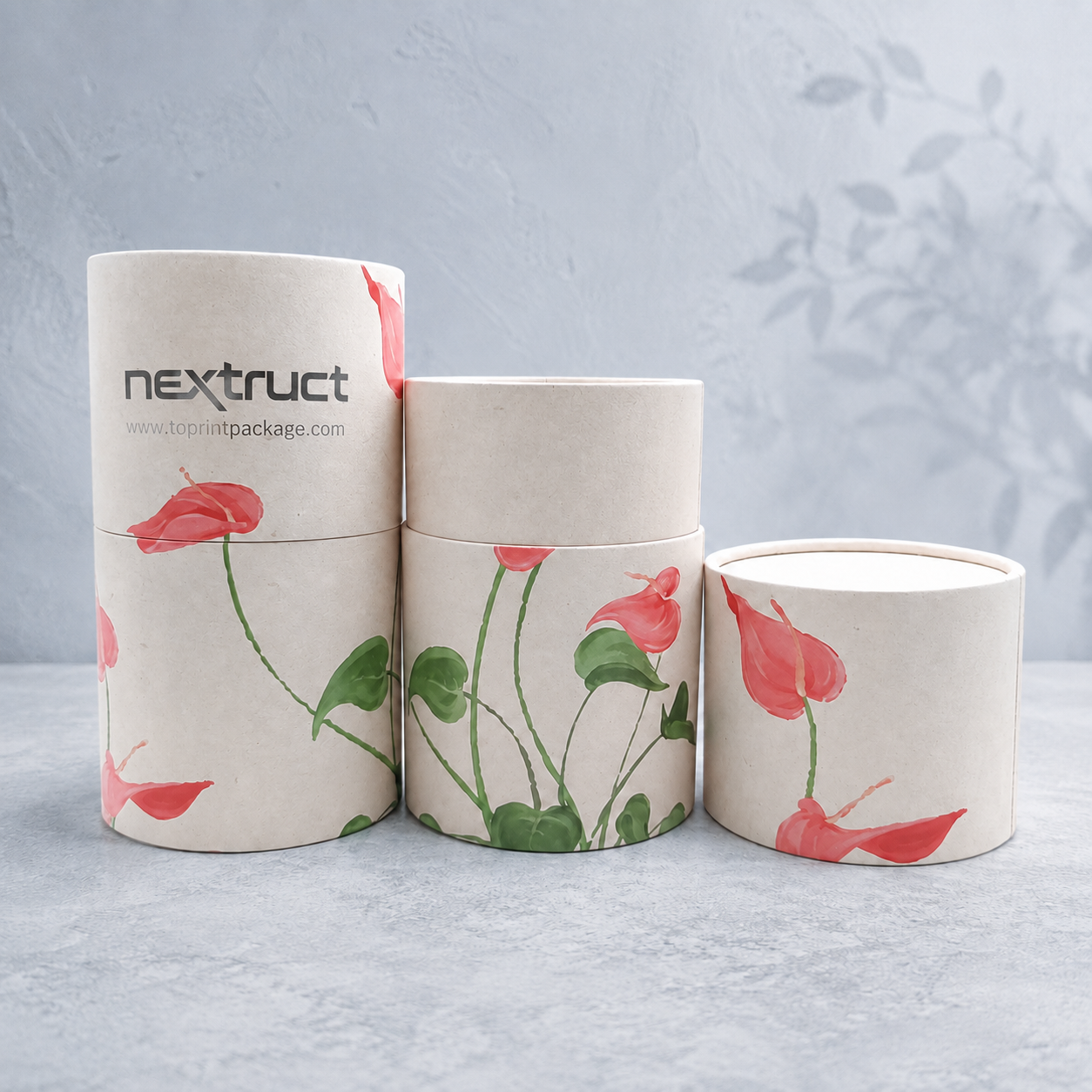 Lid-and-Base Paper Candle Tube Packaging
