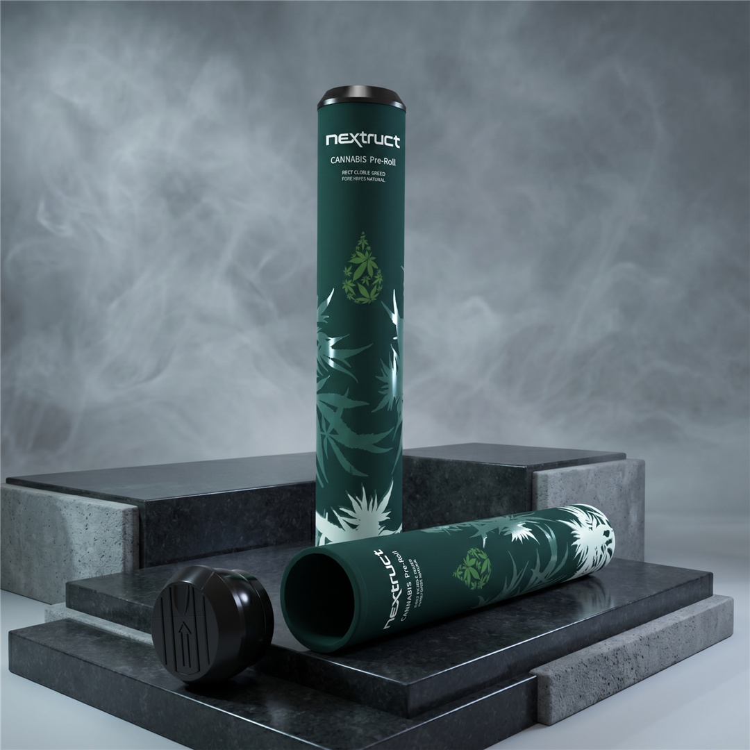 Custom Paper Pre-Roll Tube with PE Cap